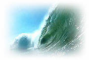 крупная волна у побережья о.Мауи, Гавайи