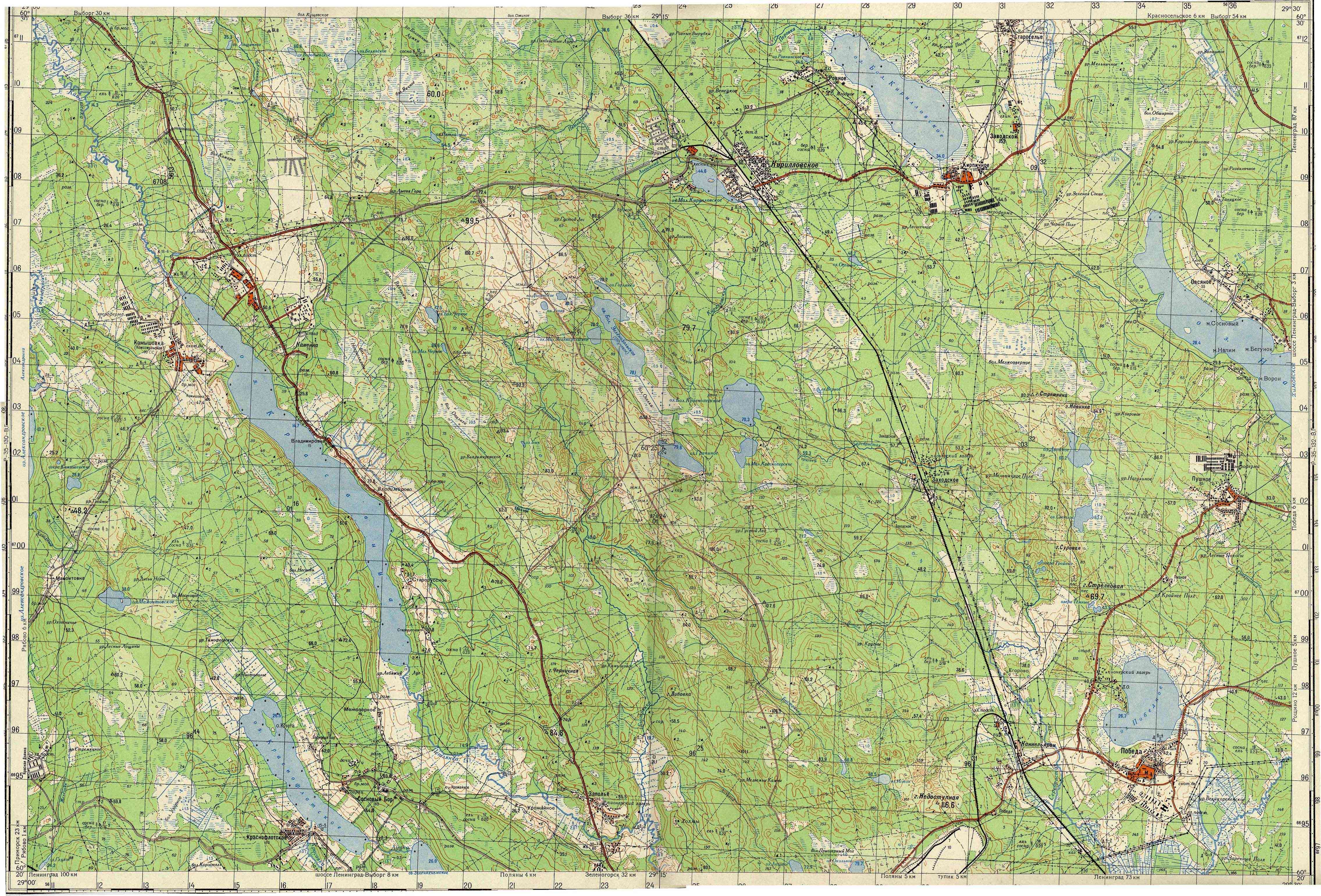 Петрозаводск орзега карта